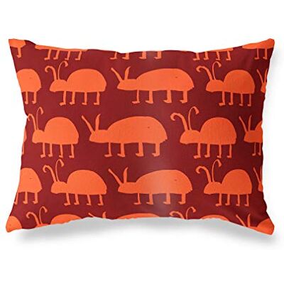 Bonamaison dekorativt kuddöverdrag, orange Bordeux prydnadskuddöverdrag, heminredning örngott för vardagsrum, soffa, sovrum, storlek: 45 x 60 cm Designad och tillverkad i Turkiet Bonamaison dekorativt kuddöverdrag, orange Bordeux prydnadskuddöverdrag, heminredning örngott för vardagsrum, soffa, sovrum, storlek: 45 x 60 cm Designad och tillverkad i Turkiet
