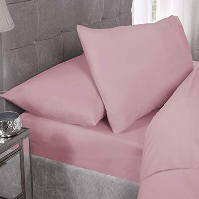 Emma Barclay 180 trådtäthet percale örngott (par) i rosa örngottspar Emma Barclay 180 trådtäthet percale örngott (par) i rosa örngottspar