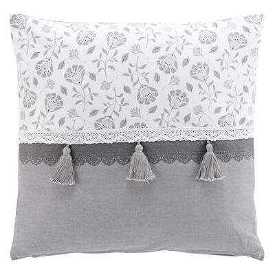 Douceur d'Intérieur , Avtagbar kudde (50 x 50 cm) Flavia, bomull/polyester tryckt Douceur d'Intérieur , Avtagbar kudde (50 x 50 cm) Flavia, bomull/polyester tryckt