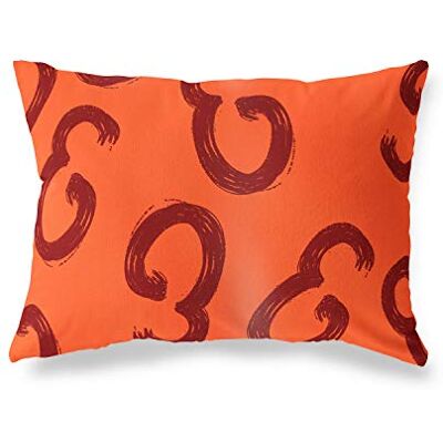 Bonamaison dekorativt kuddöverdrag, orange Bordeux prydnadskuddöverdrag, heminredning örngott för vardagsrum, soffa, sovrum, storlek: 45 x 60 cm Designad och tillverkad i Turkiet Bonamaison dekorativt kuddöverdrag, orange Bordeux prydnadskuddöverdrag, heminredning örngott för vardagsrum, soffa, sovrum, storlek: 45 x 60 cm Designad och tillverkad i Turkiet