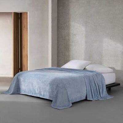 Calvin King Blanket, Soft Plush Bedding, Medium Weight Bed Blanket (Core Plush Blue, King) Calvin King Blanket, Soft Plush Bedding, Medium Weight Bed Blanket (Core Plush Blue, King)