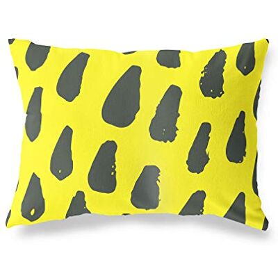 Bonamaison dekorativt kuddöverdrag, neongul blomma prydnadskuddöverdrag, hem dekorativa örngott för vardagsrum, soffa, sovrum, storlek: 45 x 60 cm Designad och tillverkad i Turkiet Bonamaison dekorativt kuddöverdrag, neongul blomma prydnadskuddöverdrag, hem dekorativa örngott för vardagsrum, soffa, sovrum, storlek: 45 x 60 cm Designad och tillverkad i Turkiet