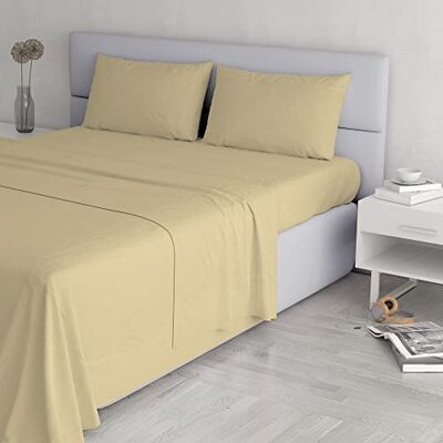 Italian Bed Linen Elegant sängset, grädde, dubbel Italian Bed Linen Elegant sängset, grädde, dubbel
