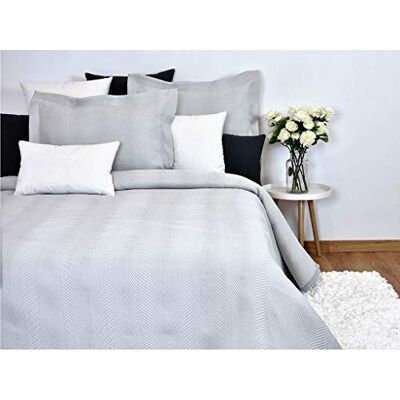 MI CASA filt, polyester, grå, 180 x 270 cm (CAMA 90) MI CASA filt, polyester, grå, 180 x 270 cm (CAMA 90)