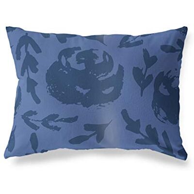 Bonamaison dekorativt kuddöverdrag, blå prydnadskuddöverdrag, heminredning örngott för vardagsrum, soffa, sovrum, storlek: 45 x 60 cm – designad och tillverkad i Turkiet Bonamaison dekorativt kuddöverdrag, blå prydnadskuddöverdrag, heminredning örngott för vardagsrum, soffa, sovrum, storlek: 45 x 60 cm – designad och tillverkad i Turkiet