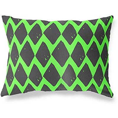 Bonamaison dekorativt kuddöverdrag, neongrön rök prydnadskuddöverdrag, hem dekorativa örngott för vardagsrum, soffa, sovrum, storlek: 45 x 60 cm Designad och tillverkad i Turkiet Bonamaison dekorativt kuddöverdrag, neongrön rök prydnadskuddöverdrag, hem dekorativa örngott för vardagsrum, soffa, sovrum, storlek: 45 x 60 cm Designad och tillverkad i Turkiet