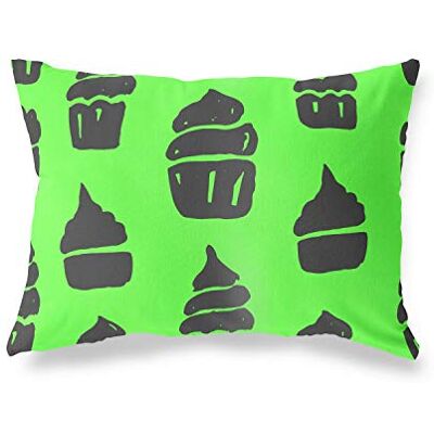 Bonamaison dekorativt kuddöverdrag, neongrön rök prydnadskuddöverdrag, hem dekorativa örngott för vardagsrum, soffa, sovrum, storlek: 45 x 60 cm Designad och tillverkad i Turkiet Bonamaison dekorativt kuddöverdrag, neongrön rök prydnadskuddöverdrag, hem dekorativa örngott för vardagsrum, soffa, sovrum, storlek: 45 x 60 cm Designad och tillverkad i Turkiet