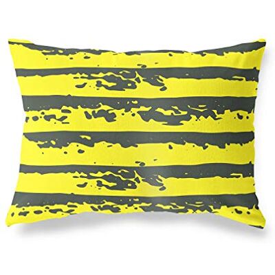 Bonamaison dekorativt kuddöverdrag neon gul & rök, prydnadskuddöverdrag, heminredning örngott för vardagsrum, soffa, sovrum, storlek: 35 x 50 cm designad och tillverkad i Turkiet Bonamaison dekorativt kuddöverdrag neon gul & rök, prydnadskuddöverdrag, heminredning örngott för vardagsrum, soffa, sovrum, storlek: 35 x 50 cm designad och tillverkad i Turkiet