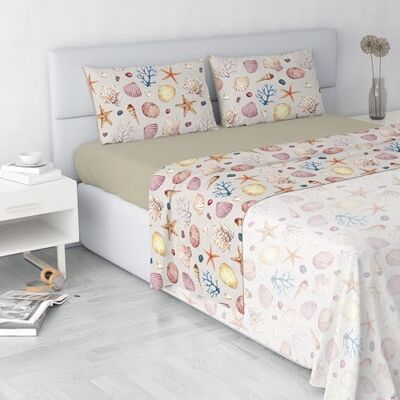Italian Bed Linen FASHION Bäddset tillverkad i Italien, mikrofiber, hav, dubbel Italian Bed Linen FASHION Bäddset tillverkad i Italien, mikrofiber, hav, dubbel