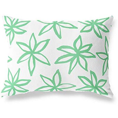 Bonamaison dekorativt kuddöverdrag, bensin grön-vit prydnadskuddöverdrag, heminredning örngott för vardagsrum, soffa, sovrum, storlek: 45 x 60 cm designad och tillverkad i Turkiet Bonamaison dekorativt kuddöverdrag, bensin grön-vit prydnadskuddöverdrag, heminredning örngott för vardagsrum, soffa, sovrum, storlek: 45 x 60 cm designad och tillverkad i Turkiet