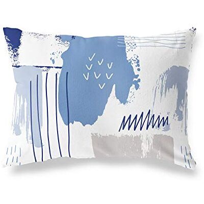 Bonamaison dekorativt kuddöverdrag slumpmässigt mönster, prydnadskuddöverdrag, heminredning örngott för vardagsrum, soffa, sovrum, storlek: 35 x 50 cm – designad och tillverkad i Turkiet Bonamaison dekorativt kuddöverdrag slumpmässigt mönster, prydnadskuddöverdrag, heminredning örngott för vardagsrum, soffa, sovrum, storlek: 35 x 50 cm – designad och tillverkad i Turkiet