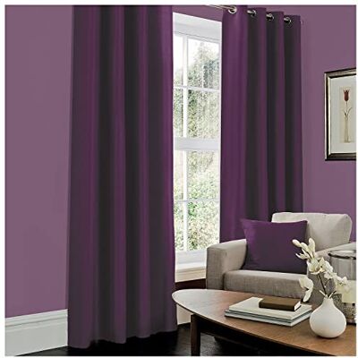 GC GAVENO CAVAILIA Gaveno Cavailia Lyxiga fullt fodrade enkla fusksilkesgardiner med knytskydd aubergine 150 x 140 cm GC GAVENO CAVAILIA Gaveno Cavailia Lyxiga fullt fodrade enkla fusksilkesgardiner med knytskydd aubergine 150 x 140 cm