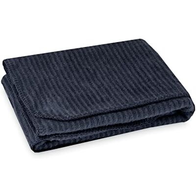 Julius Zöllner gosig filt bomullstäcke jacquard storlek 75 x 100 cm Tillverkad i Tyskland 100% bomull OEKO-TEX® Standard 100 ränder antracit Julius Zöllner gosig filt bomullstäcke jacquard storlek 75 x 100 cm Tillverkad i Tyskland 100% bomull OEKO-TEX® Standard 100 ränder antracit
