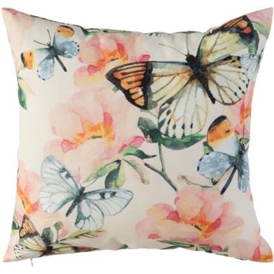 BigBuy Home Fjärilskudde 45 x 45 cm, Flerfärgad, cuadrado, Avslappnad BigBuy Home Fjärilskudde 45 x 45 cm, Flerfärgad, cuadrado, Avslappnad