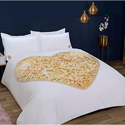 Sleepdown Love Island TV-show glitter hjärta logotyp vitt mjukt lättskött påslakan täcke sängkläder set med örngott – dubbel (200 cm x 200 cm) Sleepdown Love Island TV-show glitter hjärta logotyp vitt mjukt lättskött påslakan täcke sängkläder set med örngott – dubbel (200 cm x 200 cm)