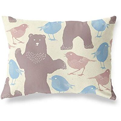 Bonamaison dekorativt kuddöverdrag slumpmässigt mönster, prydnadskuddöverdrag, heminredning örngott för vardagsrum, soffa, sovrum, storlek: 35 x 50 cm – designad och tillverkad i Turkiet Bonamaison dekorativt kuddöverdrag slumpmässigt mönster, prydnadskuddöverdrag, heminredning örngott för vardagsrum, soffa, sovrum, storlek: 35 x 50 cm – designad och tillverkad i Turkiet