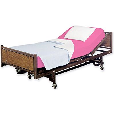 DESTINY CRESCENT BEDDING Fitted Hospital Bed Sheet, Twin Extra-Long 36"X80"X10" Soft and Comfy 100% Cotton Twin XL by Crescent Bedding (Twin XL, Pink) DESTINY CRESCENT BEDDING Fitted Hospital Bed Sheet, Twin Extra-Long 36"X80"X10" Soft and Comfy 100% Cotton Twin XL by Crescent Bedding (Twin XL, Pink)