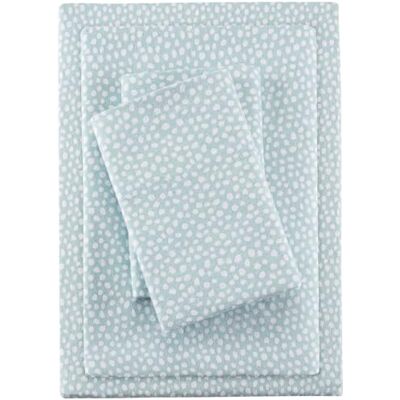 SLEEP PHILOSOPHY True North by Mysig flanell varmt 100% bomullslakan nyhet tryck djur stjärnor söt ultramjuk kallt väder sängkläder set, queen, aqua prickar 4 delar SLEEP PHILOSOPHY True North by Mysig flanell varmt 100% bomullslakan nyhet tryck djur stjärnor söt ultramjuk kallt väder sängkläder set, queen, aqua prickar 4 delar