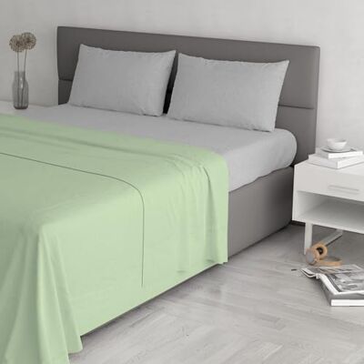 Italian Bed Linen TRENDY CHIC Sängset i 100% bomull, tillverkad i Italien, dubbel, pistasch Italian Bed Linen TRENDY CHIC Sängset i 100% bomull, tillverkad i Italien, dubbel, pistasch