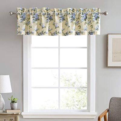 Laura Ashley – bomullsstång topptäcke, snygg och lätt fönsterbehandling för heminredning (Cassidy Yellow, 218 cm x 38 cm) Laura Ashley – bomullsstång topptäcke, snygg och lätt fönsterbehandling för heminredning (Cassidy Yellow, 218 cm x 38 cm)
