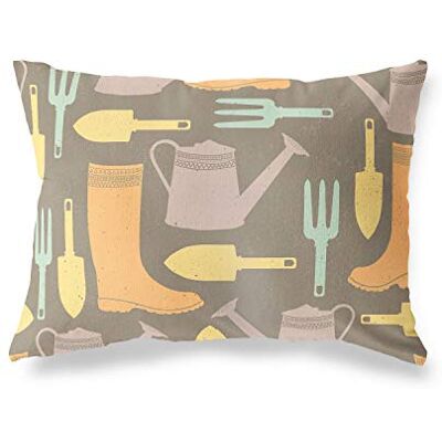 Bonamaison dekorativt kuddöverdrag, slumpmässigt mönster prydnadskuddöverdrag, heminredning örngott för vardagsrum, soffa, sovrum, storlek: 45 x 60 cm – designad och tillverkad i Turkiet Bonamaison dekorativt kuddöverdrag, slumpmässigt mönster prydnadskuddöverdrag, heminredning örngott för vardagsrum, soffa, sovrum, storlek: 45 x 60 cm – designad och tillverkad i Turkiet