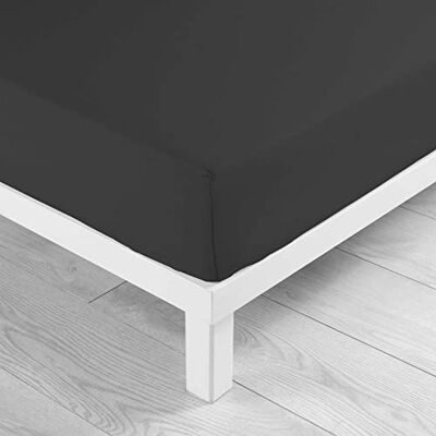 Douceur d'Intérieur Påslakan 2 personer 180 x 200 cm UNI 57 trådar Lina svart Douceur d'Intérieur Påslakan 2 personer 180 x 200 cm UNI 57 trådar Lina svart