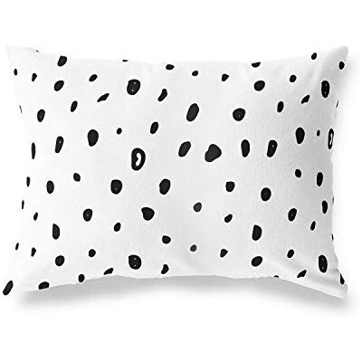 Bonamaison dekorativt kuddöverdrag, slumpmässigt mönster prydnadskuddöverdrag, heminredning örngott för vardagsrum, soffa, sovrum, storlek: 45 x 60 cm – designad och tillverkad i Turkiet Bonamaison dekorativt kuddöverdrag, slumpmässigt mönster prydnadskuddöverdrag, heminredning örngott för vardagsrum, soffa, sovrum, storlek: 45 x 60 cm – designad och tillverkad i Turkiet
