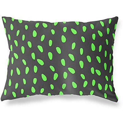 Bonamaison dekorativt kuddöverdrag, neongrön rök prydnadskuddöverdrag, hem dekorativa örngott för vardagsrum, soffa, sovrum, storlek: 45 x 60 cm Designad och tillverkad i Turkiet Bonamaison dekorativt kuddöverdrag, neongrön rök prydnadskuddöverdrag, hem dekorativa örngott för vardagsrum, soffa, sovrum, storlek: 45 x 60 cm Designad och tillverkad i Turkiet