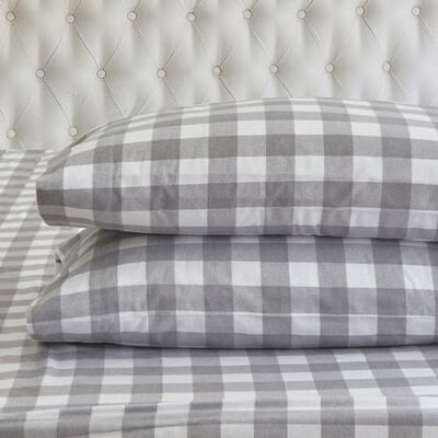 Elegant Comfort Elegant komfort ultramjukt 4-delat 100% turkisk bomull flanell lakanset – buffalo rutigt rutigt flanell lakan, varmt och mysigt anti-piller premiumkvalitet, djup ficka anpassat lakan – fullt, grått Elegant Comfort Elegant komfort ultramjukt 4-delat 100% turkisk bomull flanell lakanset – buffalo rutigt rutigt flanell lakan, varmt och mysigt anti-piller premiumkvalitet, djup ficka anpassat lakan – fullt, grått