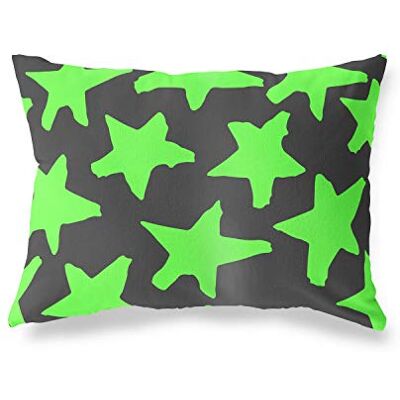 Bonamaison dekorativt kuddöverdrag, neongrön rök prydnadskuddöverdrag, hem dekorativa örngott för vardagsrum, soffa, sovrum, storlek: 45 x 60 cm Designad och tillverkad i Turkiet Bonamaison dekorativt kuddöverdrag, neongrön rök prydnadskuddöverdrag, hem dekorativa örngott för vardagsrum, soffa, sovrum, storlek: 45 x 60 cm Designad och tillverkad i Turkiet