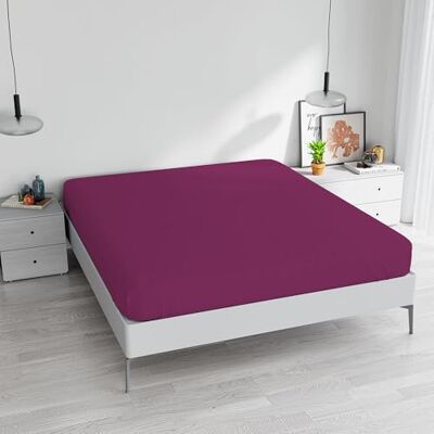 MB HOME ITALY Italian Bed Linen 100% bomull, fuchsia, dubbel MB HOME ITALY Italian Bed Linen 100% bomull, fuchsia, dubbel