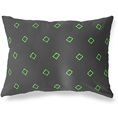 Bonamaison dekorativt kuddöverdrag, neongrön rök prydnadskuddöverdrag, hem dekorativa örngott för vardagsrum, soffa, sovrum, storlek: 45 x 60 cm Designad och tillverkad i Turkiet Bonamaison dekorativt kuddöverdrag, neongrön rök prydnadskuddöverdrag, hem dekorativa örngott för vardagsrum, soffa, sovrum, storlek: 45 x 60 cm Designad och tillverkad i Turkiet