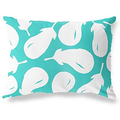 Bonamaison dekorativt kuddöverdrag, turkosvit prydnadskuddöverdrag, heminredning örngott för vardagsrum, soffa, sovrum, storlek: 45 x 60 cm designad och tillverkad i Turkiet Bonamaison dekorativt kuddöverdrag, turkosvit prydnadskuddöverdrag, heminredning örngott för vardagsrum, soffa, sovrum, storlek: 45 x 60 cm designad och tillverkad i Turkiet