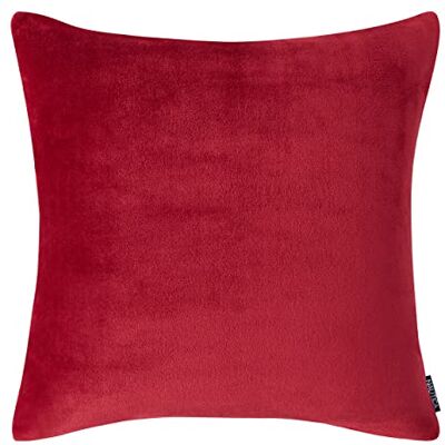 Nautica Solid Ultra Soft Plush Euro Sham 26 x 26 röd Nautica Solid Ultra Soft Plush Euro Sham 26 x 26 röd