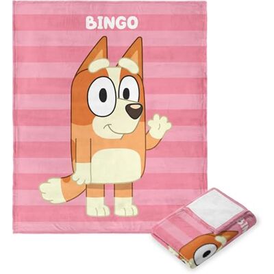 Northwest Bluey Silk Touch filt, 127 cm x 152 cm, Roll Call Bingo Northwest Bluey Silk Touch filt, 127 cm x 152 cm, Roll Call Bingo