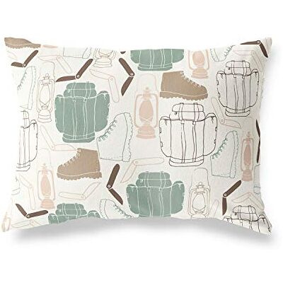 Bonamaison dekorativt kuddöverdrag, slumpmässigt mönster prydnadskuddöverdrag, heminredning örngott för vardagsrum, soffa, sovrum, storlek: 45 x 60 cm – designad och tillverkad i Turkiet Bonamaison dekorativt kuddöverdrag, slumpmässigt mönster prydnadskuddöverdrag, heminredning örngott för vardagsrum, soffa, sovrum, storlek: 45 x 60 cm – designad och tillverkad i Turkiet