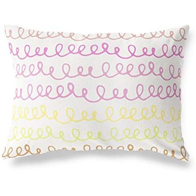 Bonamaison dekorativt kuddöverdrag, slumpmässigt mönster prydnadskuddöverdrag, heminredning örngott för vardagsrum, soffa, sovrum, storlek: 45 x 60 cm – designad och tillverkad i Turkiet Bonamaison dekorativt kuddöverdrag, slumpmässigt mönster prydnadskuddöverdrag, heminredning örngott för vardagsrum, soffa, sovrum, storlek: 45 x 60 cm – designad och tillverkad i Turkiet
