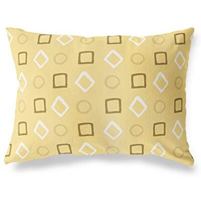 Bonamaison dekorativt kuddöverdrag slumpmässigt mönster, prydnadskuddöverdrag, heminredning örngott för vardagsrum, soffa, sovrum, storlek: 35 x 50 cm – designad och tillverkad i Turkiet Bonamaison dekorativt kuddöverdrag slumpmässigt mönster, prydnadskuddöverdrag, heminredning örngott för vardagsrum, soffa, sovrum, storlek: 35 x 50 cm – designad och tillverkad i Turkiet