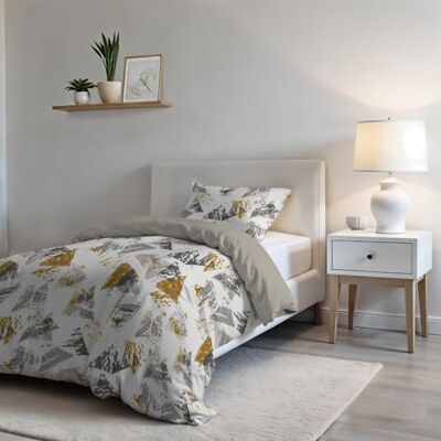 Italian Bed Linen Påslakan mode, Urban Giallo, liten dubbel Italian Bed Linen Påslakan mode, Urban Giallo, liten dubbel