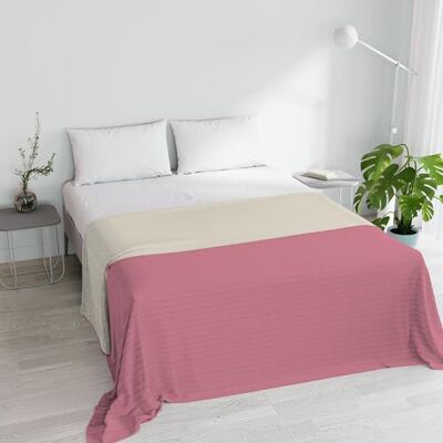 Italian Bed Linen SUMMER sommartäcke av mikrofiber, rosa/grädde, dubbel 250 x 250 cm Italian Bed Linen SUMMER sommartäcke av mikrofiber, rosa/grädde, dubbel 250 x 250 cm