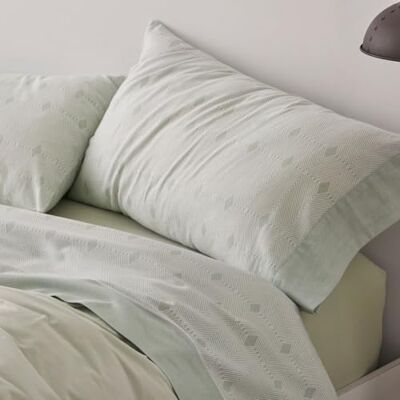 Blanco Flanelllakan av bomull 200 cm säng (+tillgängliga storlekar) design 571 mintfärg (200 x 200 cm) Blanco Flanelllakan av bomull 200 cm säng (+tillgängliga storlekar) design 571 mintfärg (200 x 200 cm)