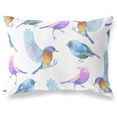 Bonamaison dekorativt kuddöverdrag, slumpmässigt mönster prydnadskuddöverdrag, heminredning örngott för vardagsrum, soffa, sovrum, storlek: 45 x 60 cm – designad och tillverkad i Turkiet Bonamaison dekorativt kuddöverdrag, slumpmässigt mönster prydnadskuddöverdrag, heminredning örngott för vardagsrum, soffa, sovrum, storlek: 45 x 60 cm – designad och tillverkad i Turkiet