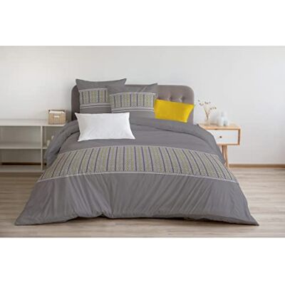 HOME LINGE PASSION Home Passion påslakan 3 stycken 100% bomull 57 trådar 2 personer 240 x 260 cm NAT Lemon HOME LINGE PASSION Home Passion påslakan 3 stycken 100% bomull 57 trådar 2 personer 240 x 260 cm NAT Lemon