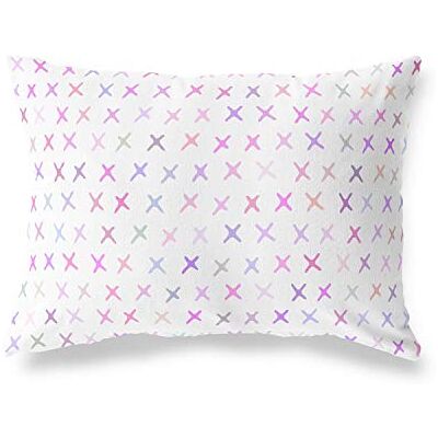Bonamaison dekorativt kuddöverdrag, slumpmässigt mönster prydnadskuddöverdrag, heminredning örngott för vardagsrum, soffa, sovrum, storlek: 45 x 60 cm – designad och tillverkad i Turkiet Bonamaison dekorativt kuddöverdrag, slumpmässigt mönster prydnadskuddöverdrag, heminredning örngott för vardagsrum, soffa, sovrum, storlek: 45 x 60 cm – designad och tillverkad i Turkiet