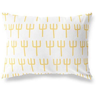 Bonamaison dekorativt kuddöverdrag, slumpmässigt mönster prydnadskuddöverdrag, heminredning örngott för vardagsrum, soffa, sovrum, storlek: 45 x 60 cm – designad och tillverkad i Turkiet Bonamaison dekorativt kuddöverdrag, slumpmässigt mönster prydnadskuddöverdrag, heminredning örngott för vardagsrum, soffa, sovrum, storlek: 45 x 60 cm – designad och tillverkad i Turkiet