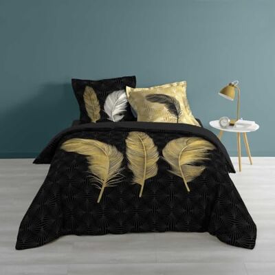 Douceur d'intérieur - Himalalove - Grå - Sängkläder set Douceur d'intérieur - Himalalove - Grå - Sängkläder set