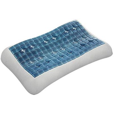 Technogel ® Anatomic Curve ortopedisk nackstödskudde – patenterad, fri från skadliga ämnen och certifierad – HWS-gelkudde för rygg- och sidosovare inkl. örngott 66 x 40 x 11 cm Technogel ® Anatomic Curve ortopedisk nackstödskudde – patenterad, fri från skadliga ämnen och certifierad – HWS-gelkudde för rygg- och sidosovare inkl. örngott 66 x 40 x 11 cm