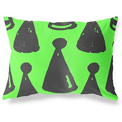 Bonamaison dekorativt kuddöverdrag, neongrön rök prydnadskuddöverdrag, hem dekorativa örngott för vardagsrum, soffa, sovrum, storlek: 45 x 60 cm Designad och tillverkad i Turkiet Bonamaison dekorativt kuddöverdrag, neongrön rök prydnadskuddöverdrag, hem dekorativa örngott för vardagsrum, soffa, sovrum, storlek: 45 x 60 cm Designad och tillverkad i Turkiet