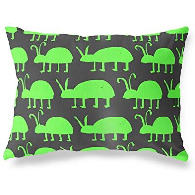 Bonamaison dekorativt kuddöverdrag, neongrön rök prydnadskuddöverdrag, hem dekorativa örngott för vardagsrum, soffa, sovrum, storlek: 45 x 60 cm Designad och tillverkad i Turkiet Bonamaison dekorativt kuddöverdrag, neongrön rök prydnadskuddöverdrag, hem dekorativa örngott för vardagsrum, soffa, sovrum, storlek: 45 x 60 cm Designad och tillverkad i Turkiet
