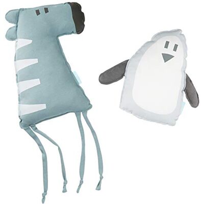 Baby Clic Babyclick Dekorativa Kudde Delta Ocean (2 st) Pingvin: 27 X 26 Cm Giraff: 28 X 20 Cm Kuddar Baby Clic Babyclick Dekorativa Kudde Delta Ocean (2 st) Pingvin: 27 X 26 Cm Giraff: 28 X 20 Cm Kuddar